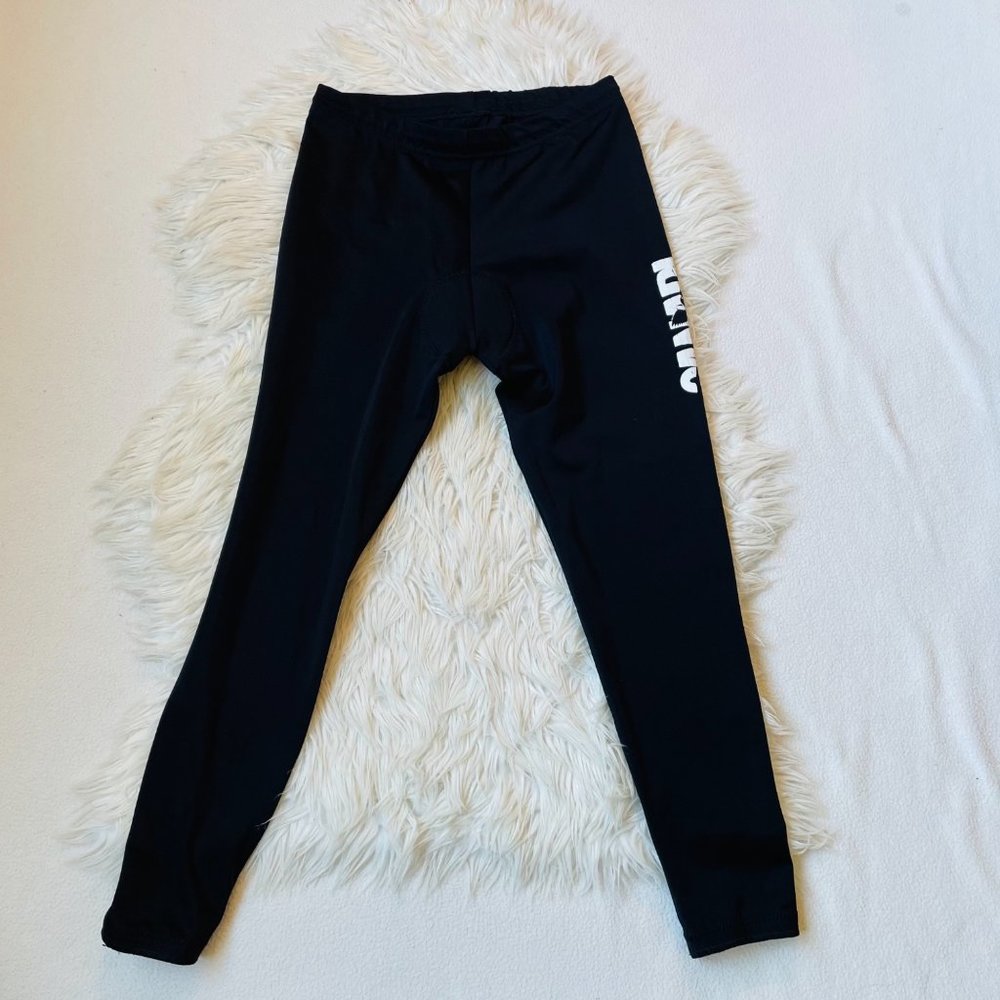 Canari Padded Seat Pants Women Large Cycle Leggings‎ High Waist Biking Fitness